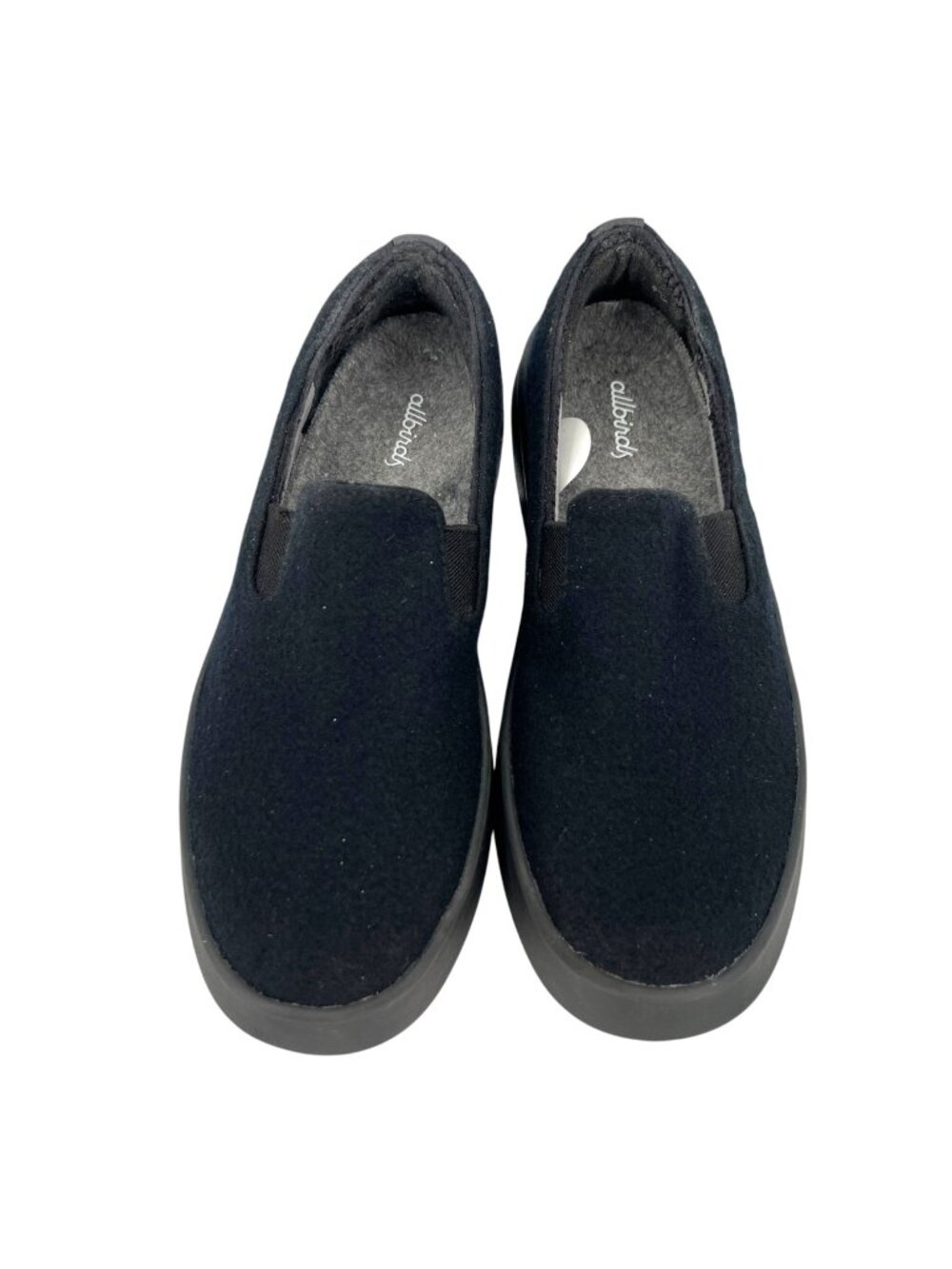 Allbirds Womens Wool Cruiser Slip-On Shoes Black Size 7.5 Casual Comfort